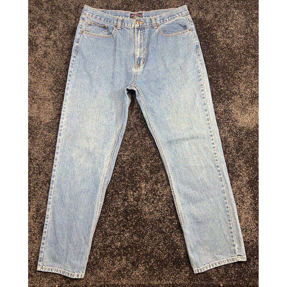 Architect Jean Company Mens Regular Fit Jeans Size 38x34 Light Wash RN#141681